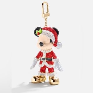 BaubleBar x Disney Bag Charm Christmas Santa Mickey
